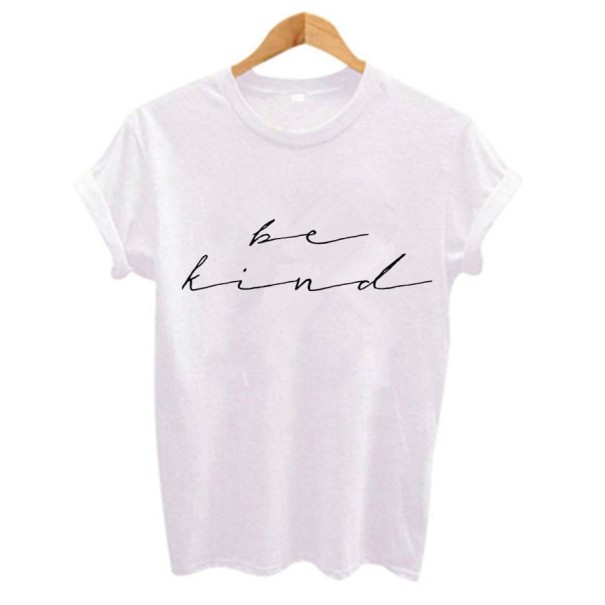 Dames wit T-shirt met opdruk