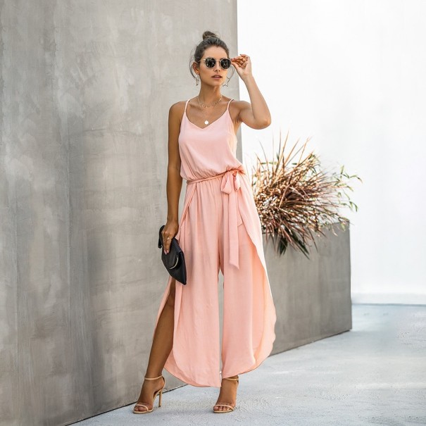 Dames zomer overall G156 roze XS