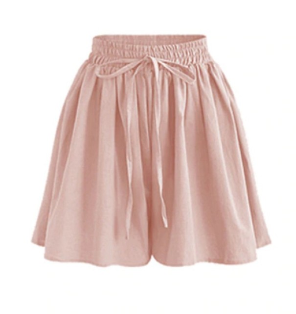 Dames zomer shorts roze XL