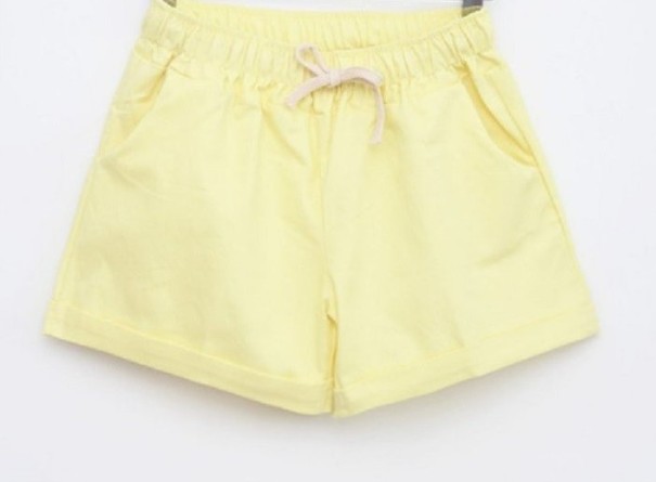 Dames zomershorts J3265 geel