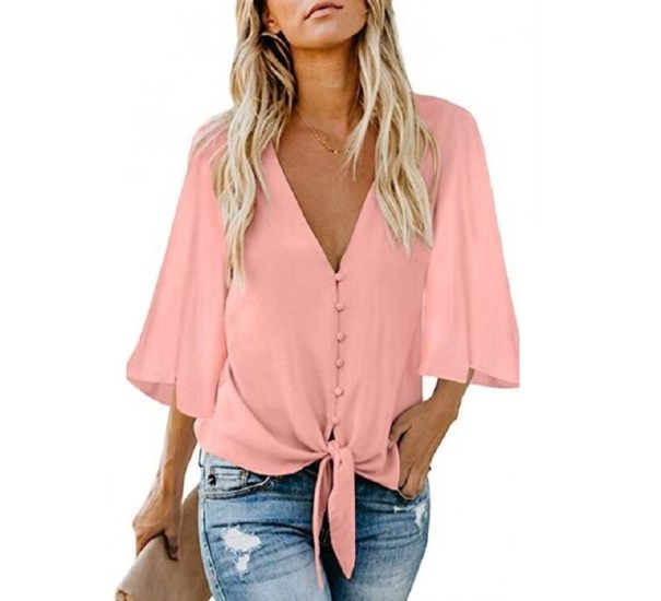 Dames zomertop A821 roze XXL