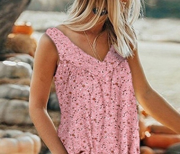 Dames zomertop B135 roze XL