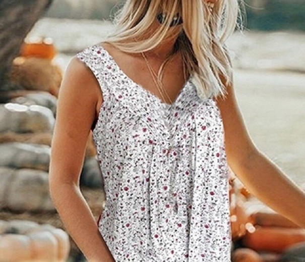 Dames zomertop B135 wit XXL