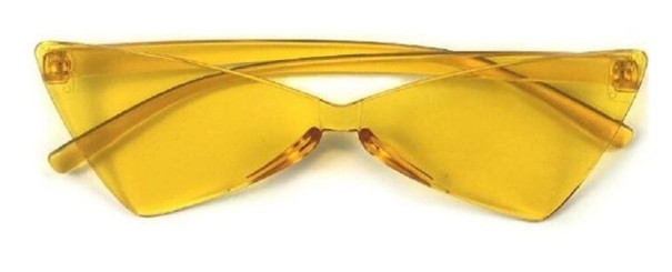 Dames zonnebril E1802 donkergeel