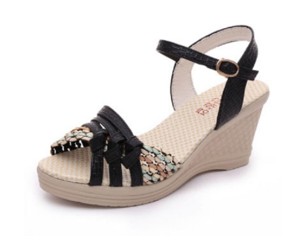Damesandaler Ella sort 36