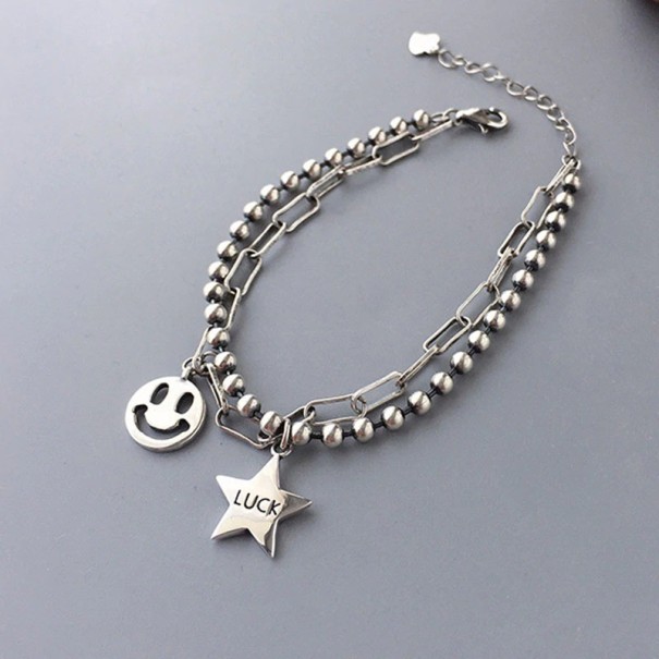 Damesarmband met een smileygezicht 2