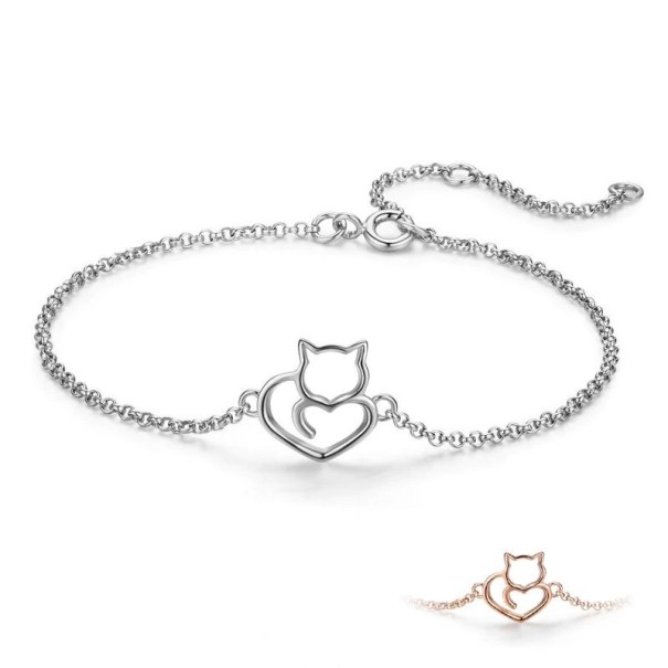 Damesarmband met kat