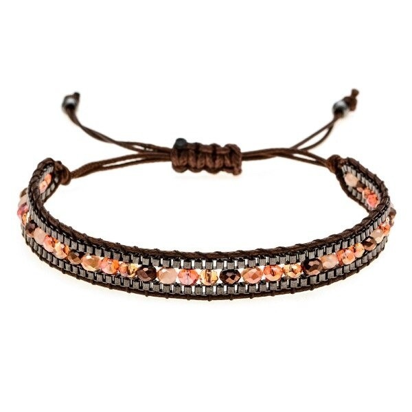 Damesarmband met kralen H357 18