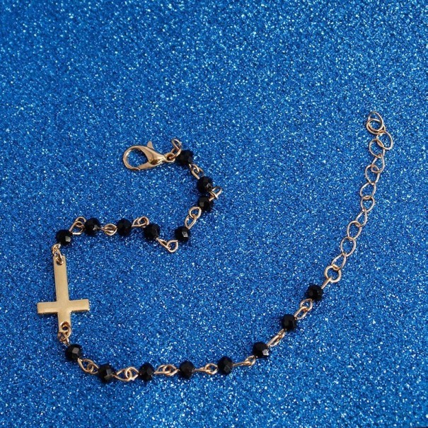 Damesarmband met kruis H653