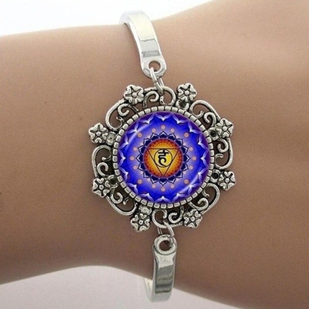 Damesarmband met mandala H584 15