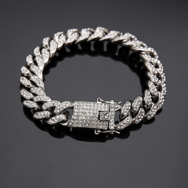 Damesarmband met stenen H483 zilver 1