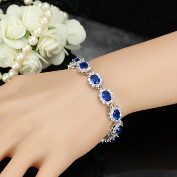 Damesarmband met stenen P171