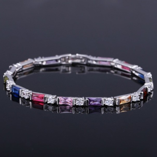 Damesarmband met stenen P207 multicolor