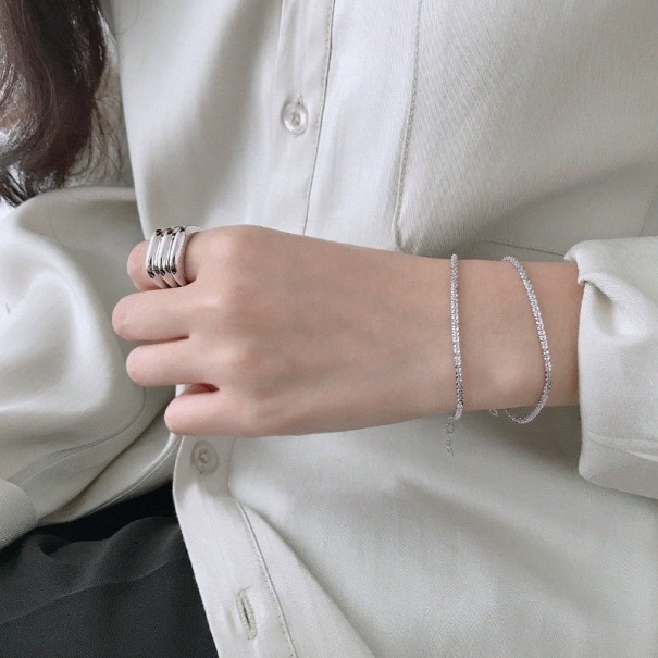 Damesarmband P25 zilver