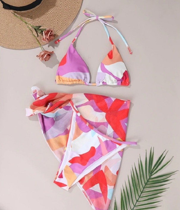 Damesbikini met sjaal L 4