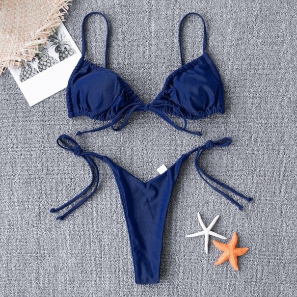 Damesbikini P270 donkerblauw XS