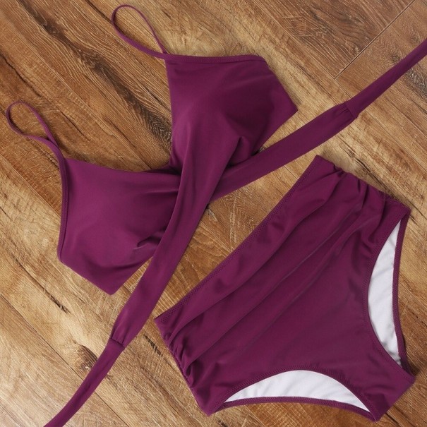 Damesbikini P293 wijnrood XL