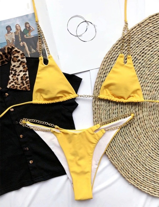 Damesbikini P308 geel S