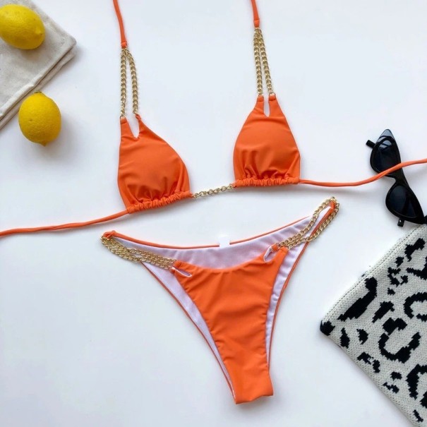 Damesbikini P308 oranje L