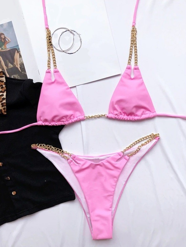 Damesbikini P308 roze S