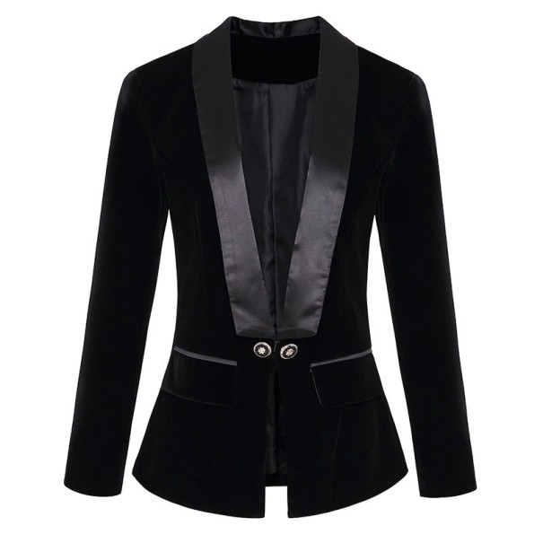 Damesblazer B1189 zwart L