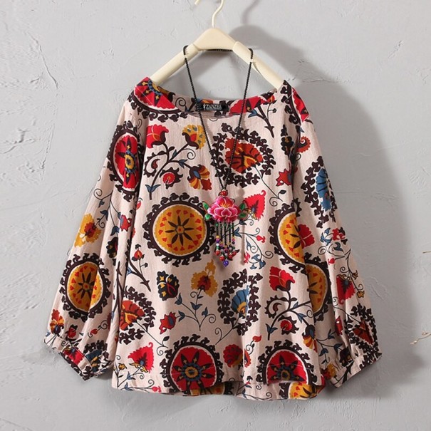 Damesblouse met Elizabeth-patroon L 1