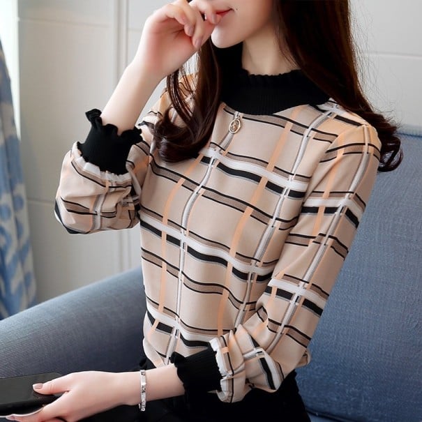 Damesblouse met patroon XL