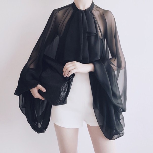 Damesblouse Rachel zwart XS