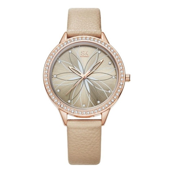 Dameshorloge E2494 beige
