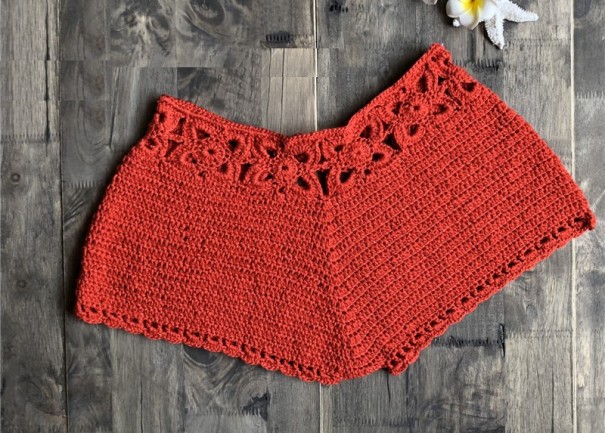 Dameshorts Bethany rød M
