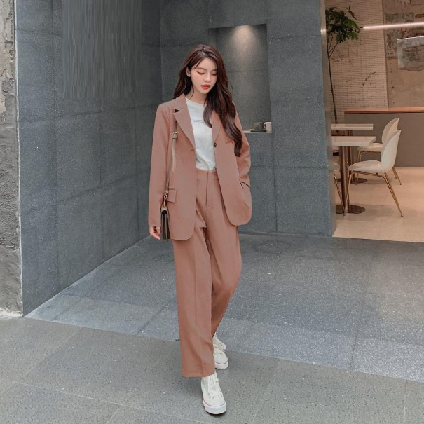 Damesjas en broek B1128 oudroze XS