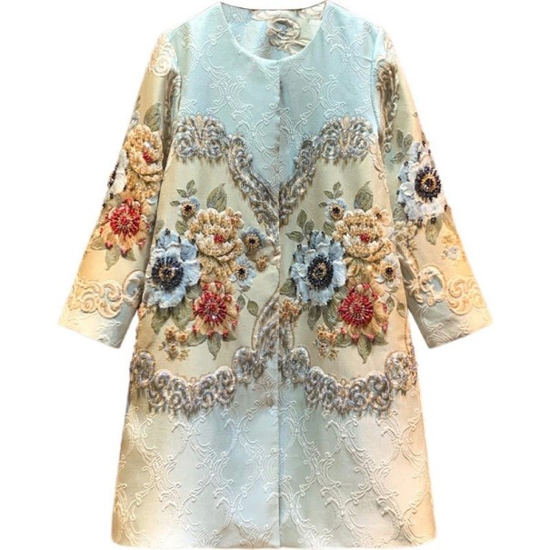 Damesjas met bloemen P2041 L
