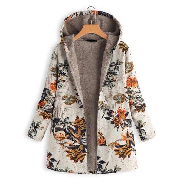 Damesjas met bloemen XL 3