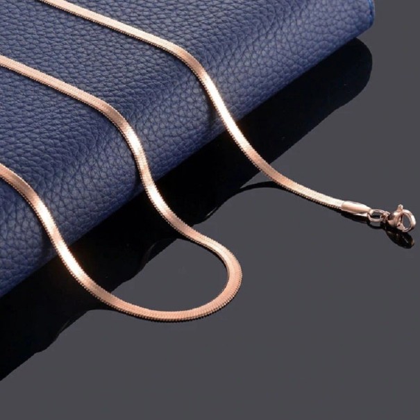 Damesketting D48 oudroze 60 cm 3 mm