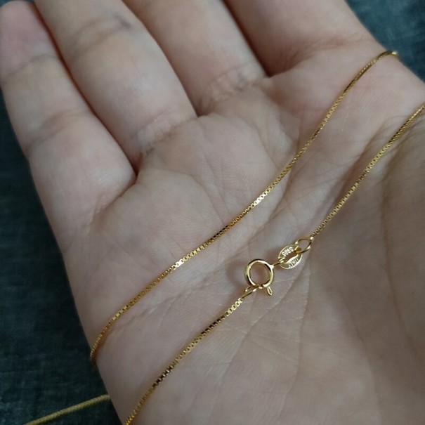 Damesketting M1 goud 45 cm