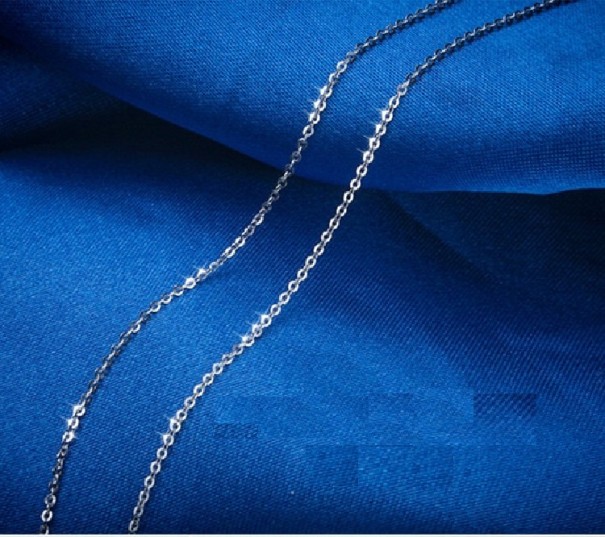 Damesketting M23 wit 45 cm