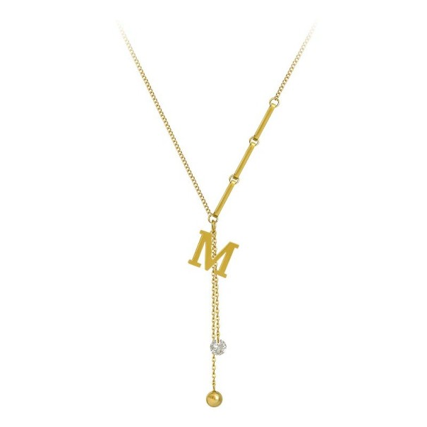 Damesketting met de letter M 1