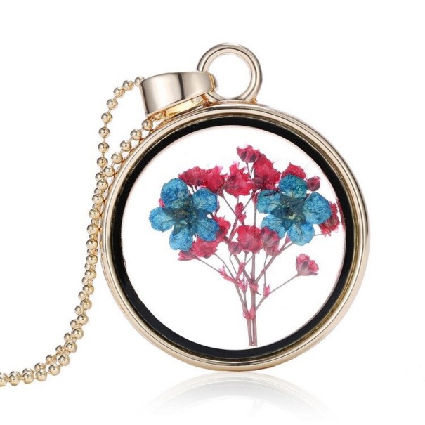 Damesketting met een bloem in een cirkel 1