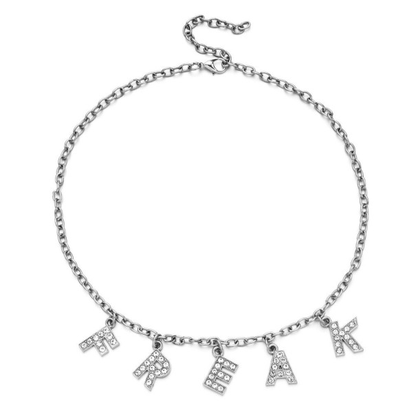 Damesketting met letters 9