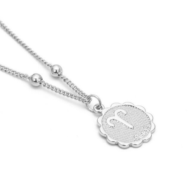 Damesketting met sterrenbeeld zilver 2
