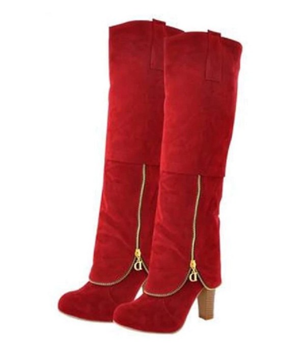 Dameslaarzen Antonia rood 38