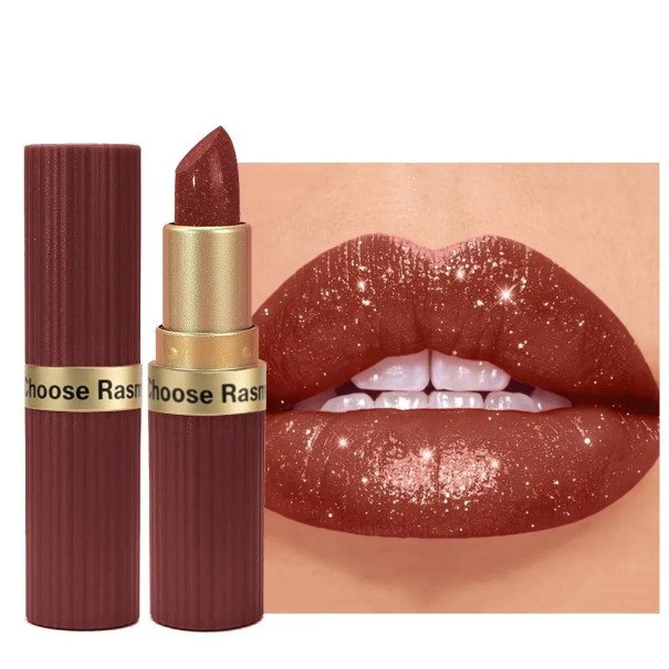 Dameslipstick met glinsterende accenten waterproof langdurig hydraterend glanzend effect voor het accentueren van de lippen bij dagelijkse make-up 6