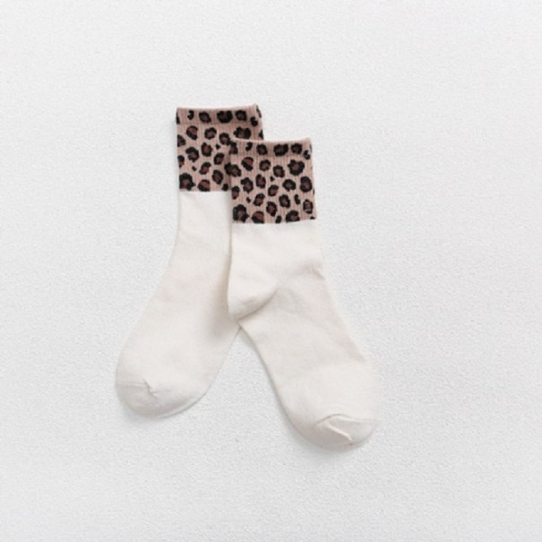 Damesokker med leopardprint 3