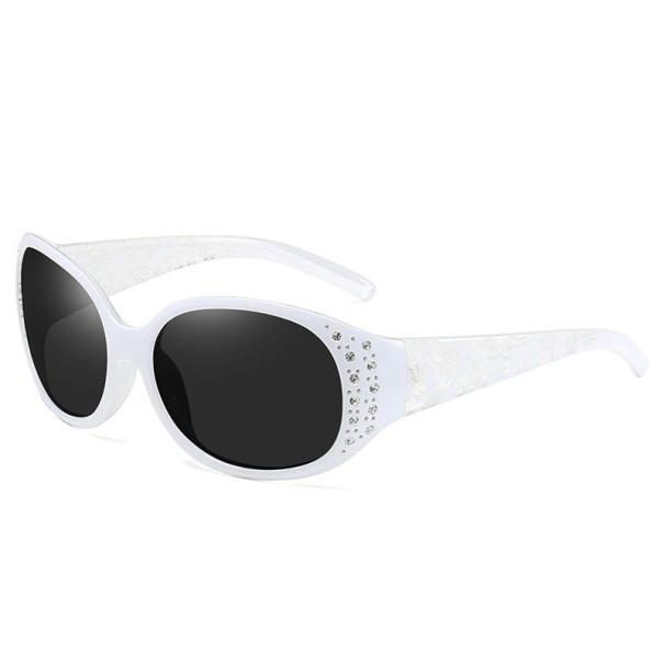 Damesolbriller E1422 hvid