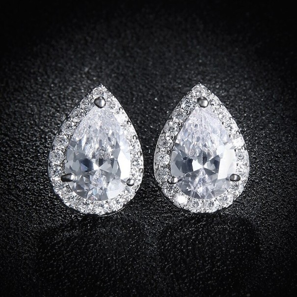 Damesoorbellen met kristal G1435 8