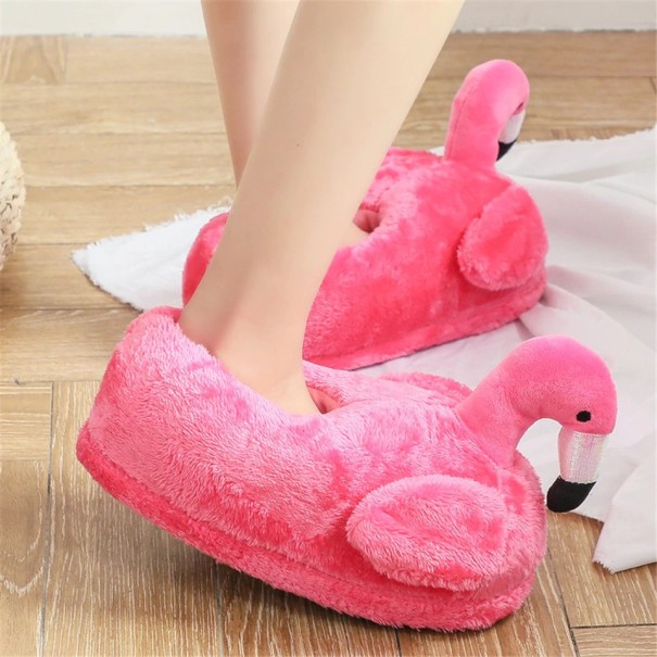 Damespantoffels - Flamingo donkerroze 36