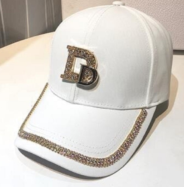 Damespet met strass steentjes wit