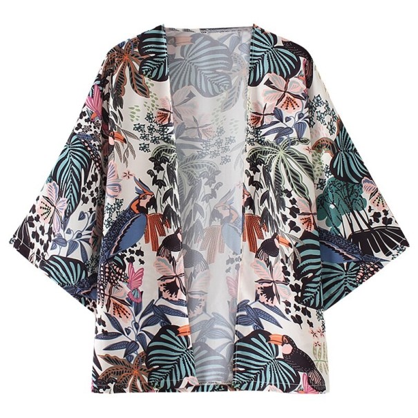 Damesplaid met kleurrijke print 3XL