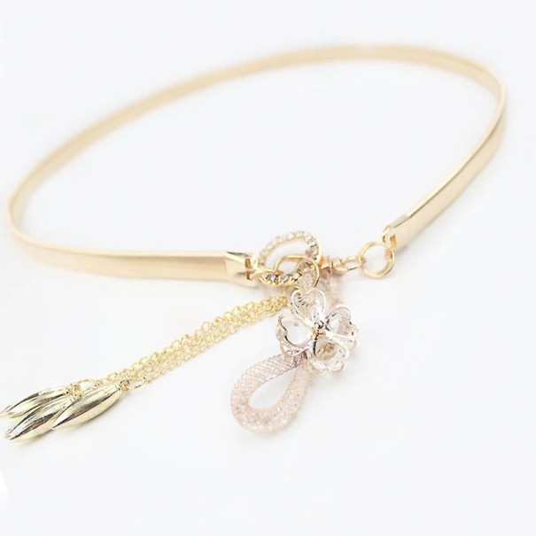 Damesriem met hanger 1