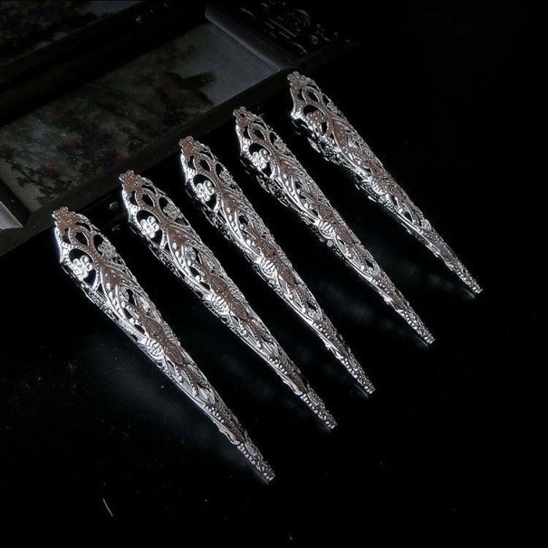 Damesring 5 stuks zilver